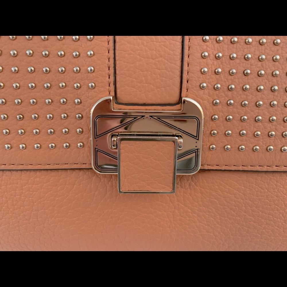 Rebecca Minkoff clutch with gold studs - Picture 3 of 6